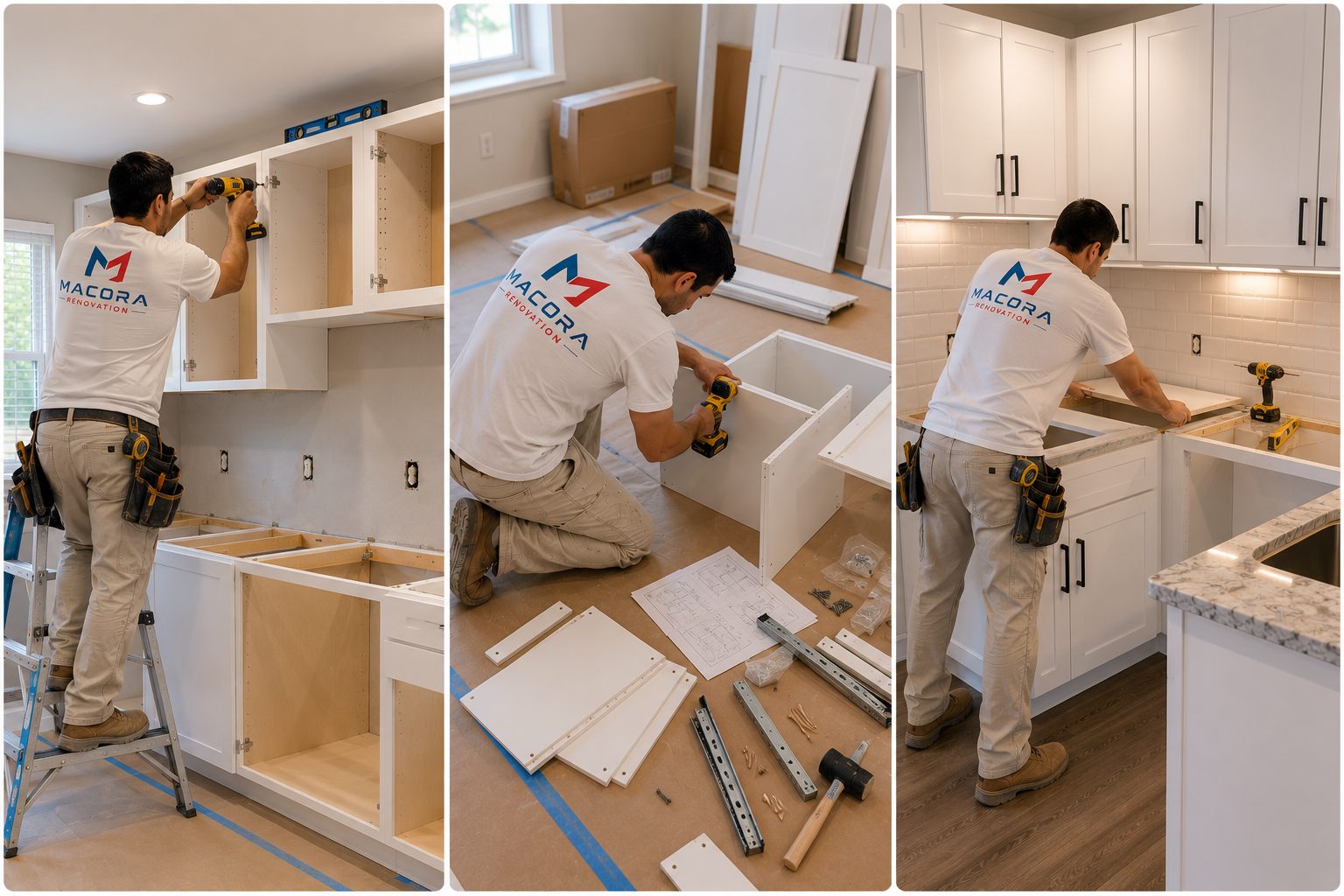 Kitchen remodel by Macora Renovation